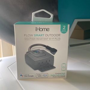 Ihome flow smart outdoor weather resistant WiFi plug